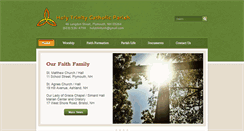 Desktop Screenshot of holytrinityparishnh.org